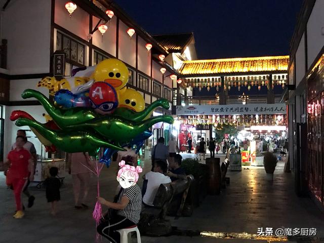 淮北隋唐运河古镇好玩的地方,和女儿一起逛淮北隋唐运河古镇