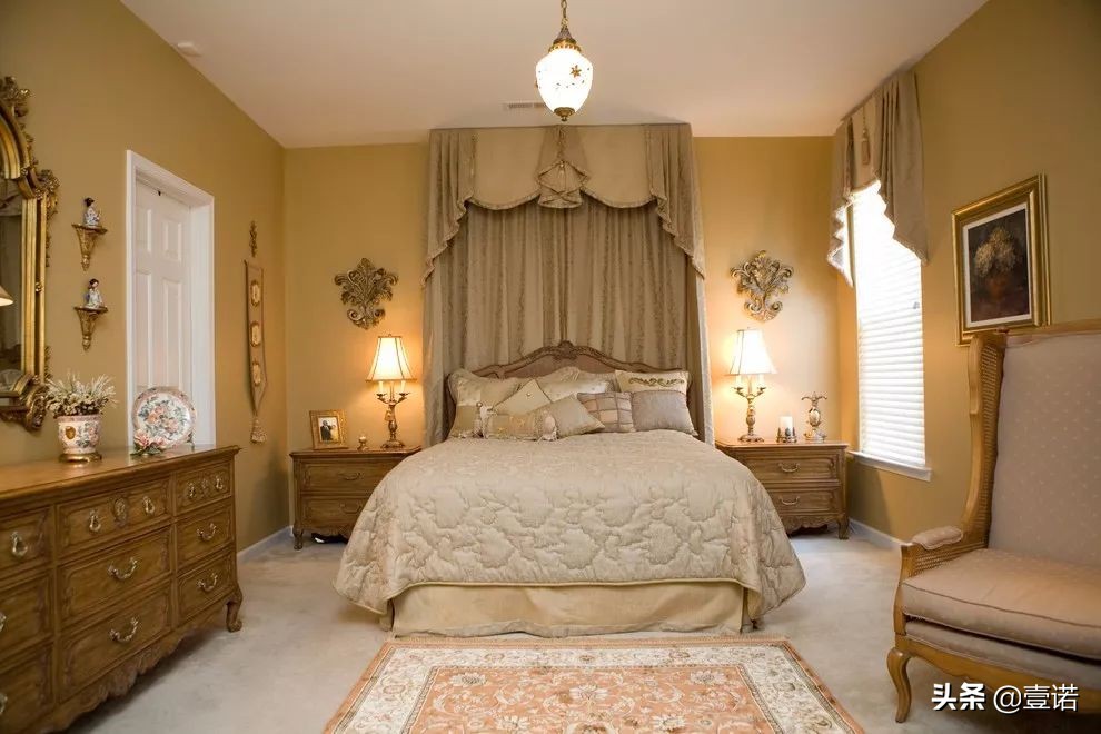 少女心卧室的床怎么布置,卧室床幔布置效果图