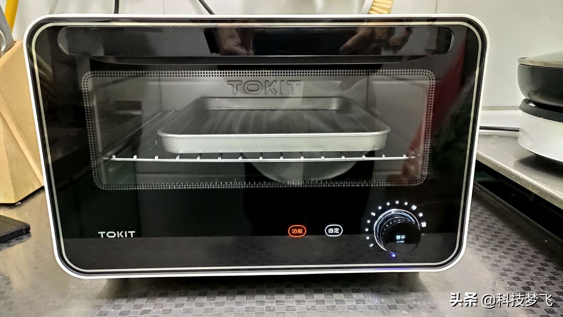 tokit迷你智能电烤箱烤肉滴油,TOKIT电烤箱