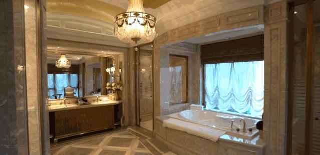 首都土豪家里的酒窖可以存2000瓶红酒，17米吊灯洗一次要花100000