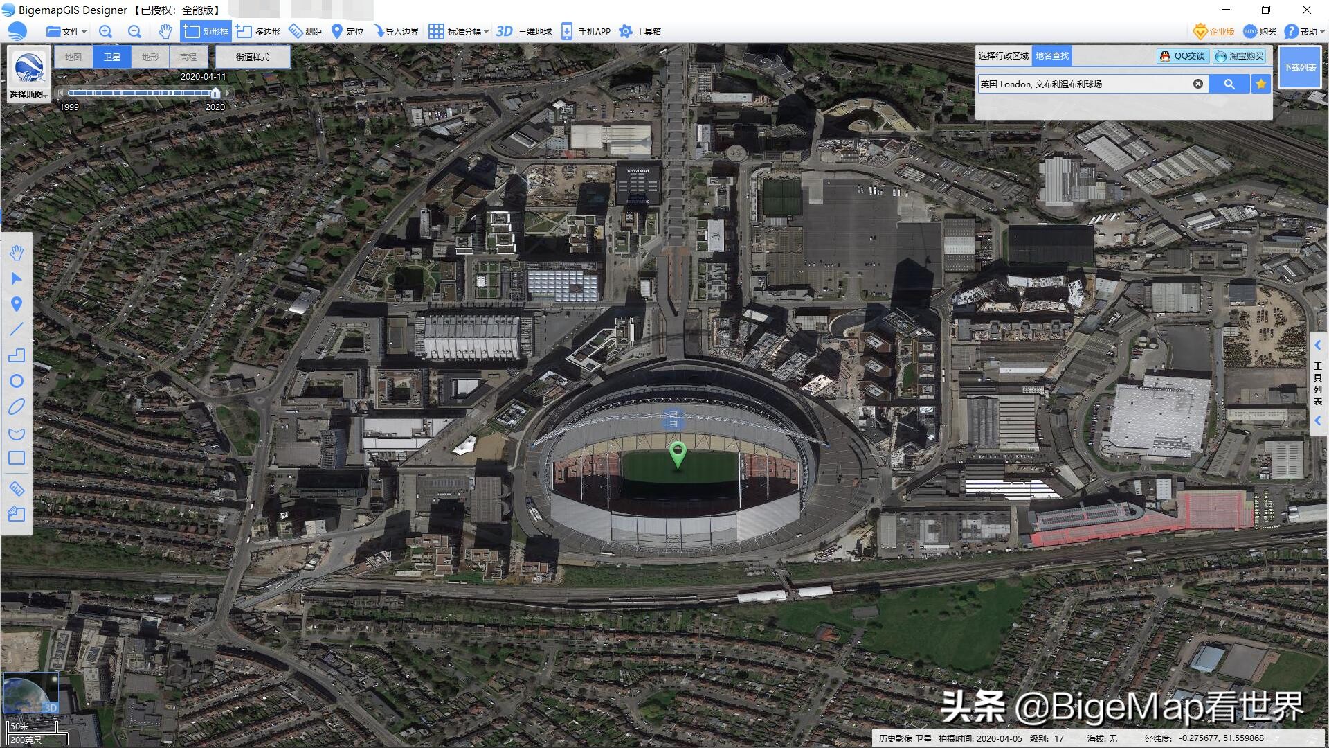 从卫星地图看欧洲杯11个体育场馆!建筑风格迥然不同