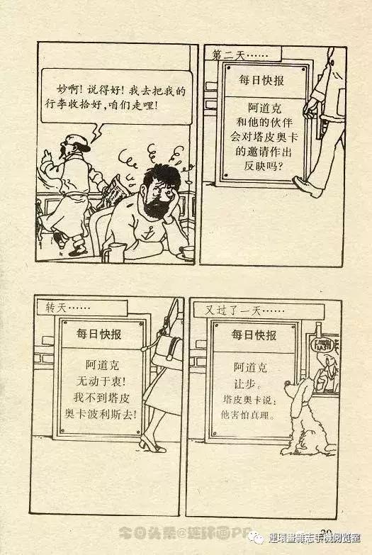 丁丁历险记之丁丁在刚果,丁丁历险记丁丁被石头绊倒