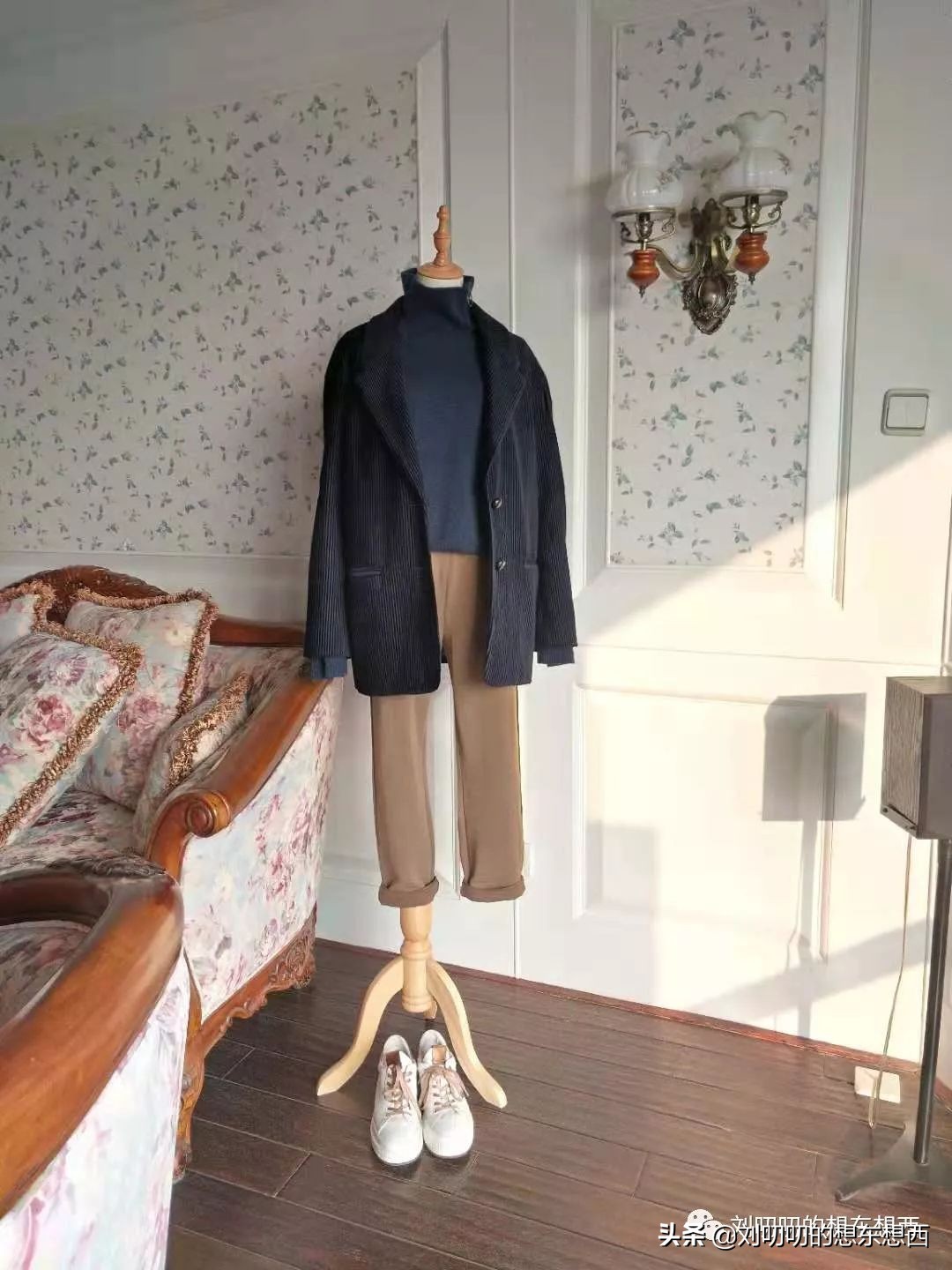 羊绒衫穿搭技巧秋冬,休闲装搭配冬款