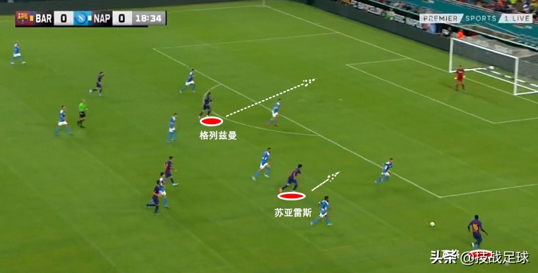 乌拉圭球星苏亚雷斯技术,苏亚雷斯和格列兹曼谁放左路右路