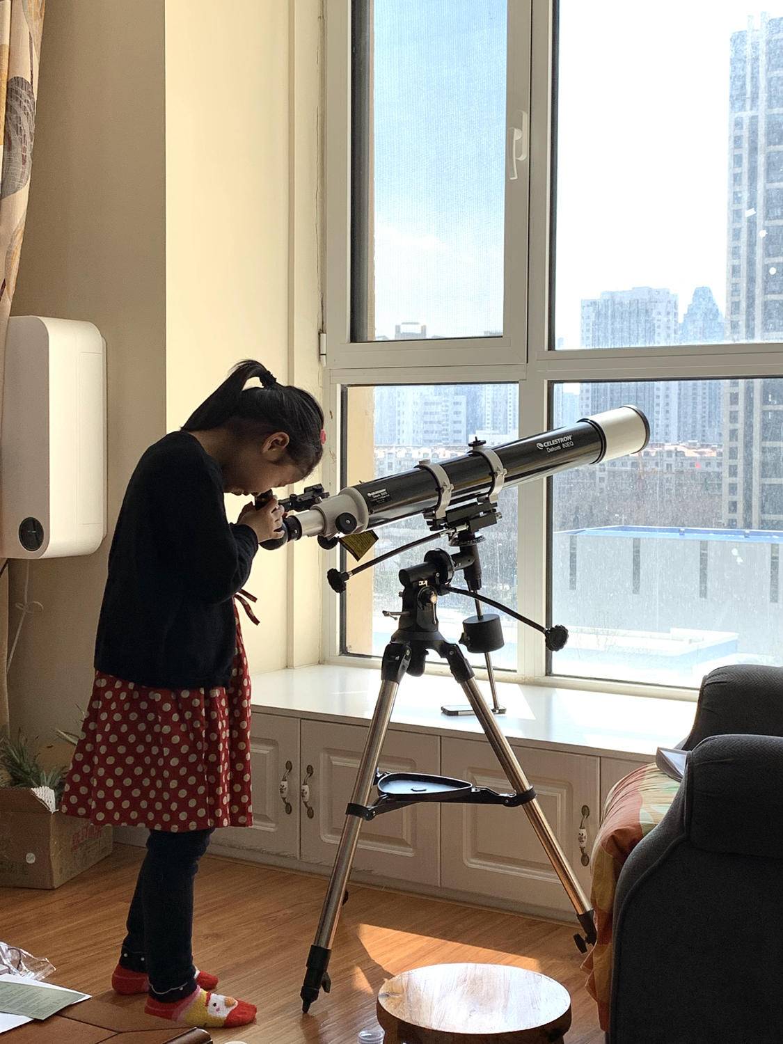 星特朗望远镜80dx开箱,星特朗80eq天文望远镜开箱