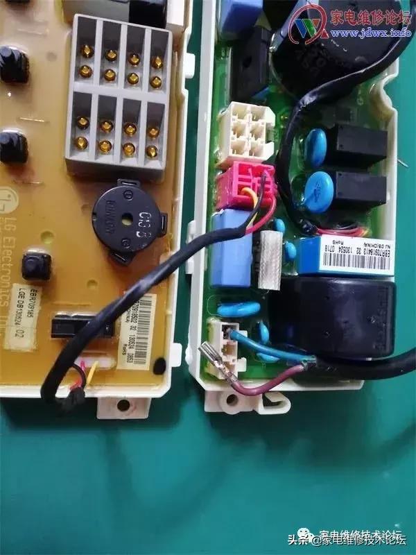 变频洗衣机电脑板的“剖腹手术”