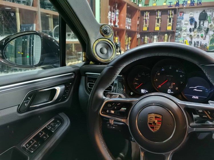 保时捷卡宴音响效果dj,保时捷卡宴音响升级案例