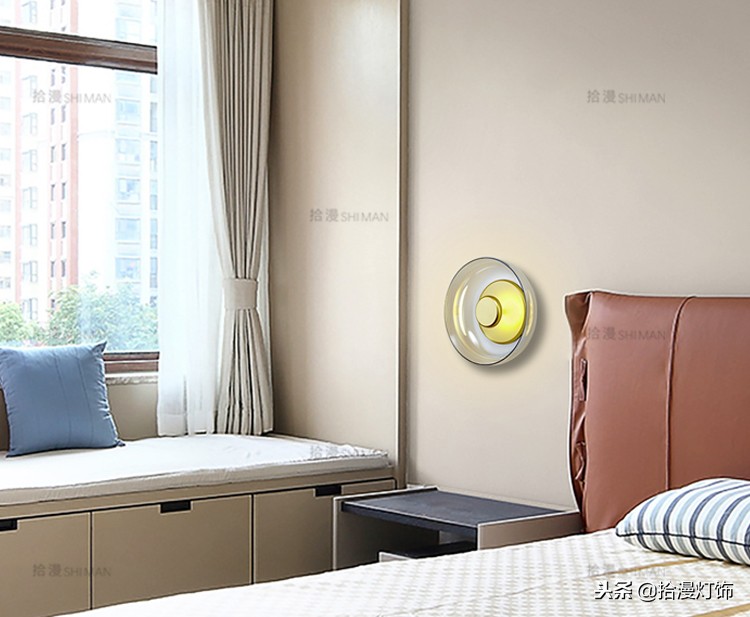 壁灯金属质感,极简质感壁灯高级氛围感