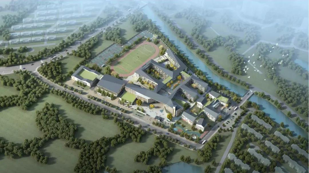 余杭官山九年一贯制学校建设项目,余杭街道新建九年一贯制学校