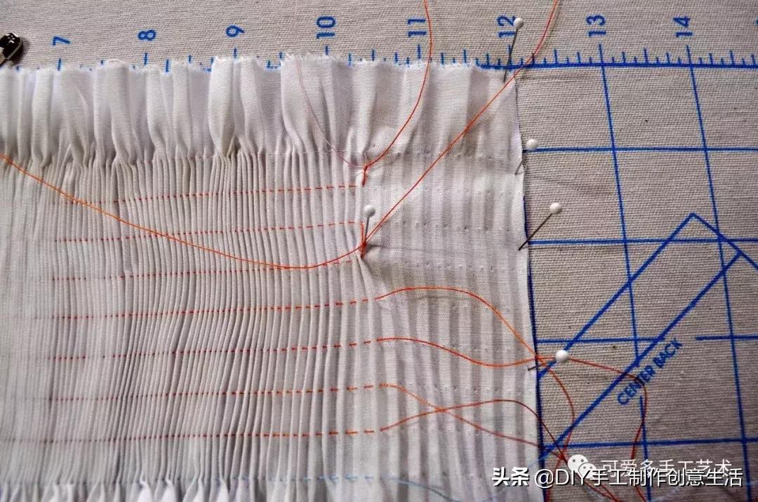 棒针织百褶裙边花样视频,编织收缩小包