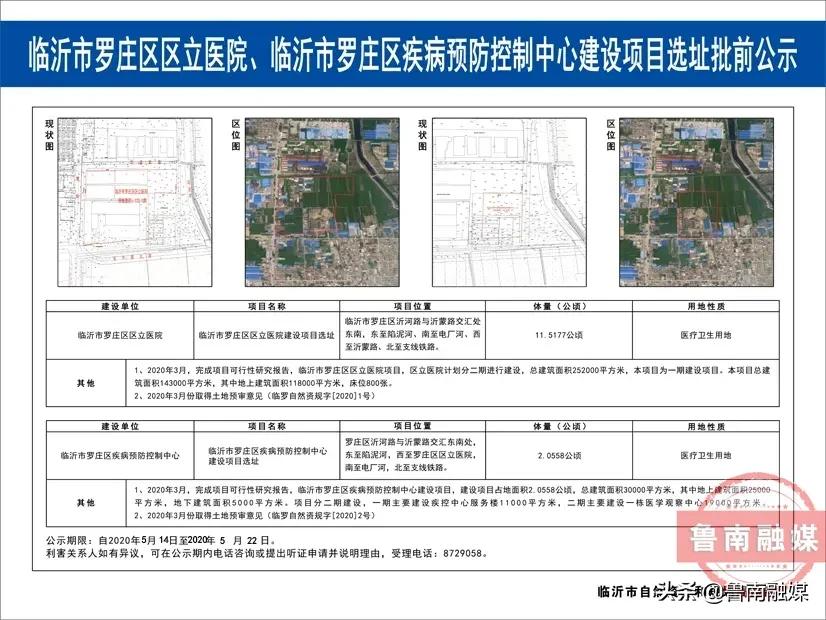 临沂中心医院新址在哪里,临沂最新医院公示