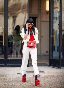 厚重有质感的白色裤子,白色裤子看着很low吗