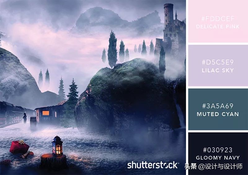 设计色彩总结200字左右,设计配色6种颜色