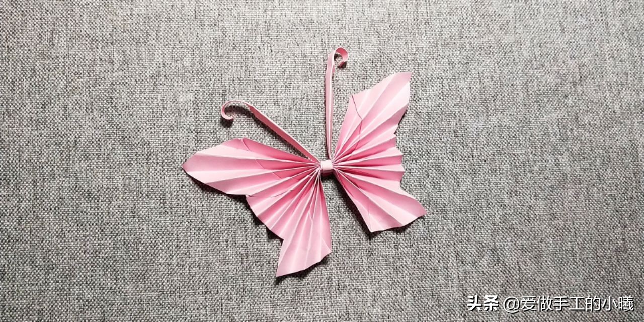 小蝴蝶折纸教程简单,小蝴蝶折纸手工教程大班