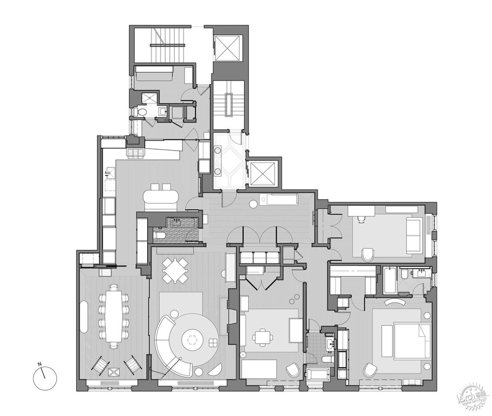 现代极简复古风格,复古与现代风格完美融合