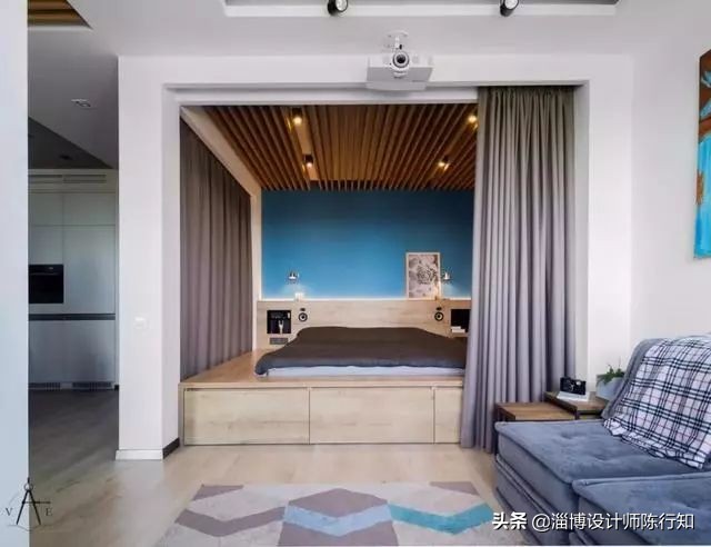 榻榻米设计让你的卧室1变5,40平米卧室榻榻米装修效果图