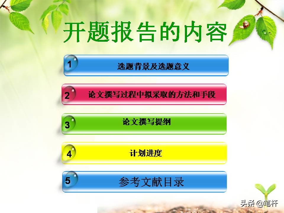 手把手教学撰写开题报告,开题报告速成