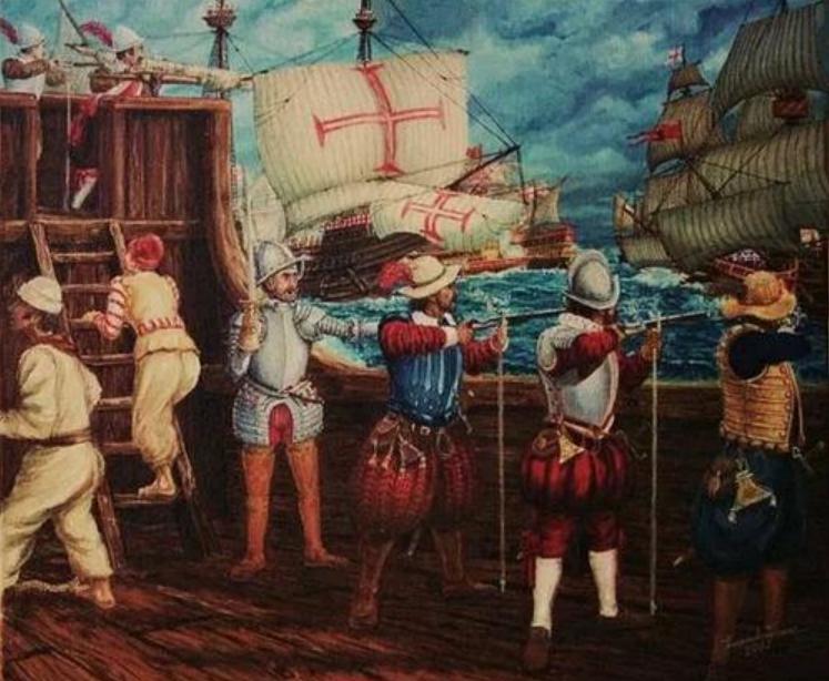 欲开始海外殖民的葡萄牙海军，如何击败新航路上的阿拉伯*队军**