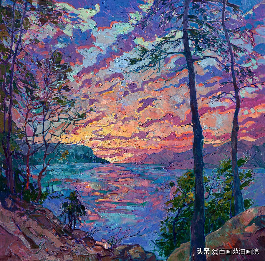 油画写生山水画步骤,油画写生怎么画