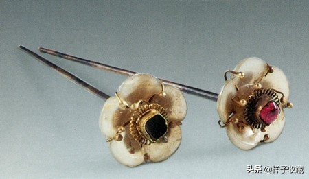 明代金镶嵌玉头饰,明代金镶玉麒麟图片大全