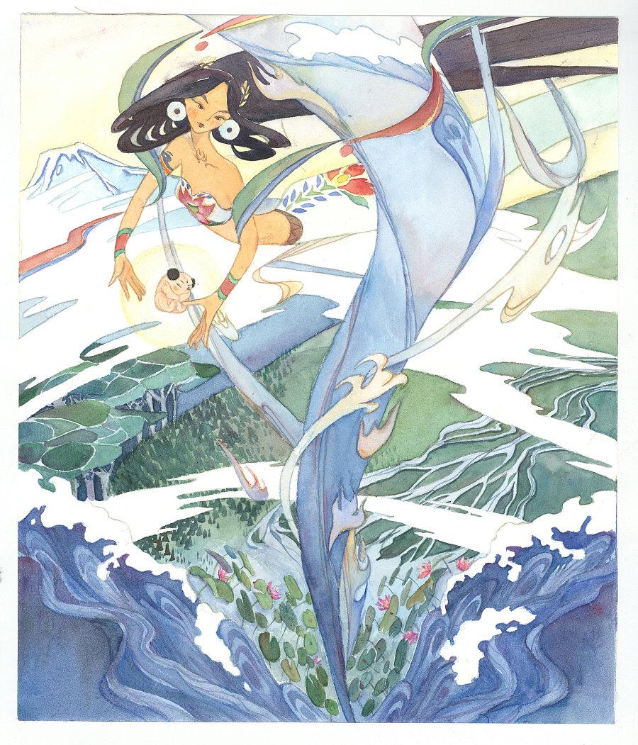 山海经唯一一个没有记载的神,山海经中人首兽身的神