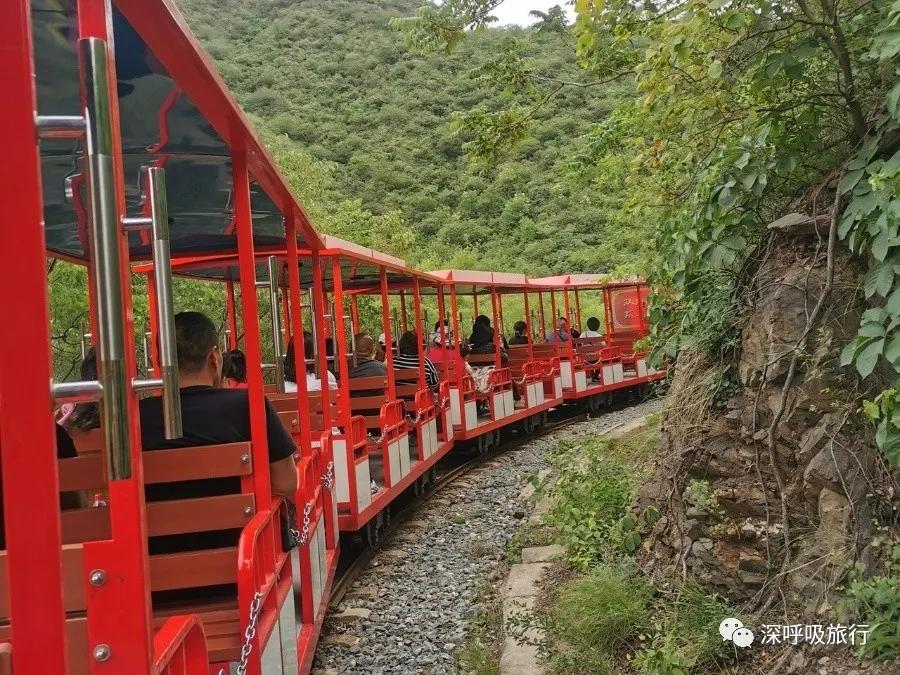 门头沟双龙峡小火车视频,京西小九寨百瀑谷
