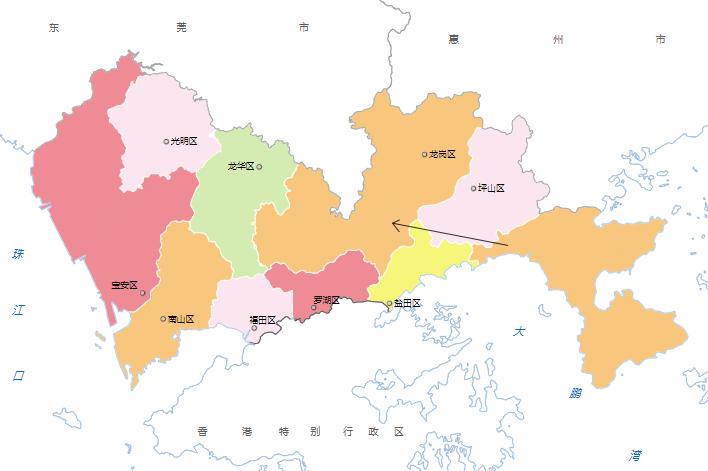 深圳市面积,深圳市城市面积多少平方公里