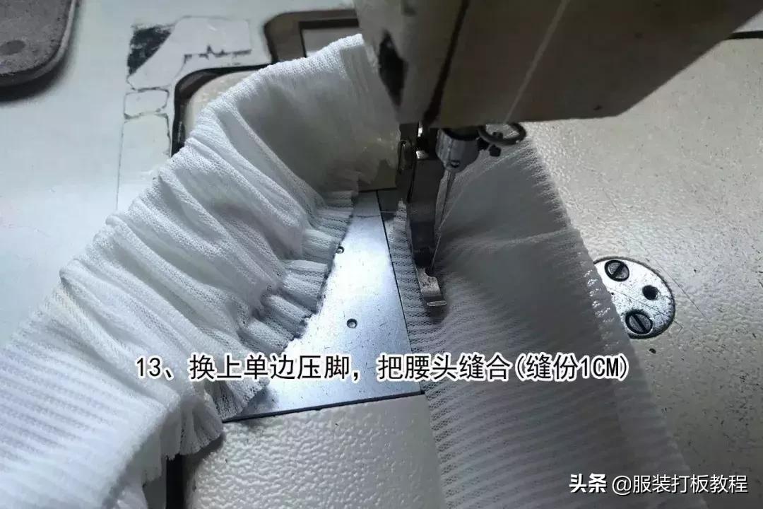 不规则半身荷叶边裙结构制图,不规则半身荷叶裙怎么搭配