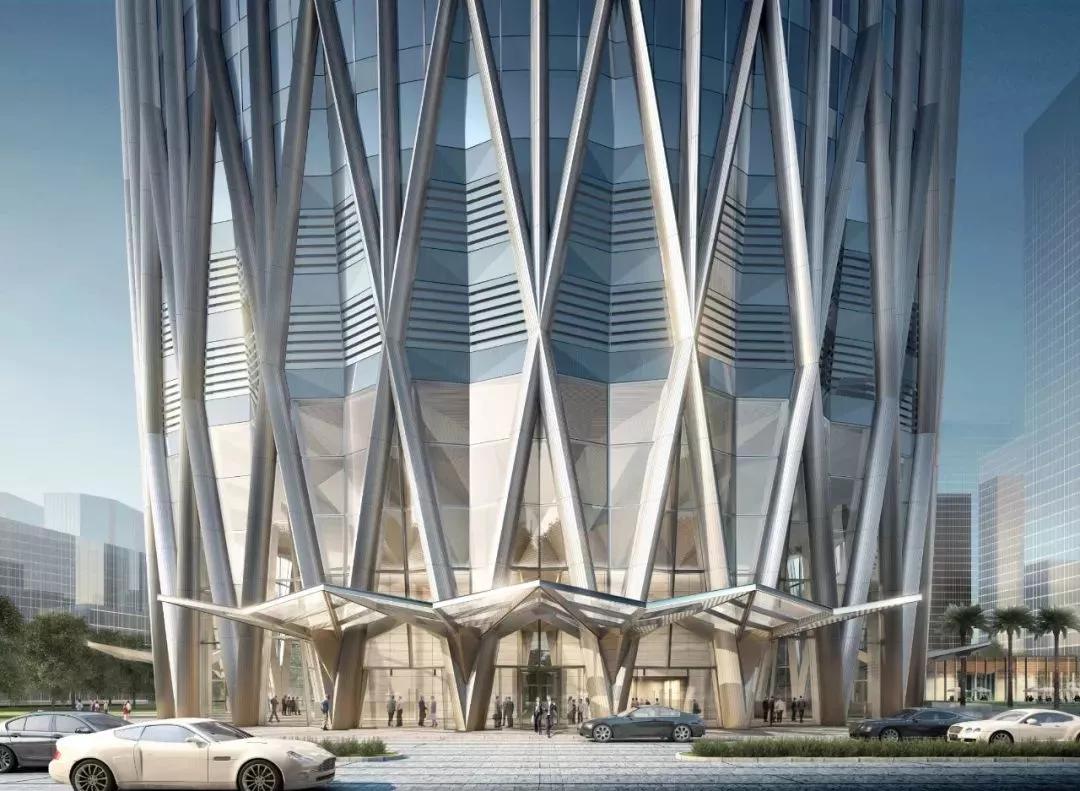 深圳华润春笋大厦最早效果图,深圳华润大厦原设计图