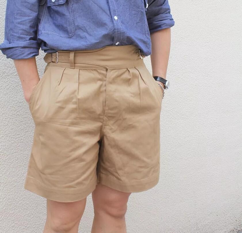 4分短裤军装男休闲,男士连帽工装短裤