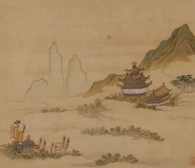 仇英书画作品欣赏,仇英书法欣赏真迹