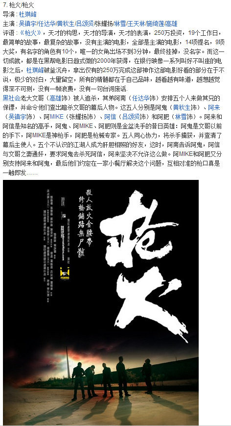 香港黑帮电影大全免费观看完整版,几乎无差评的十部香港黑帮电影