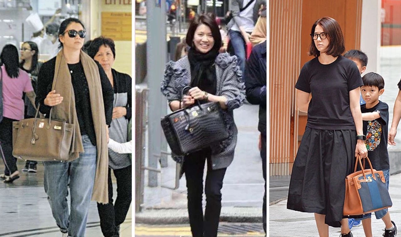 袁咏仪提爱马仕在机场小跑,袁咏仪爱马仕代言