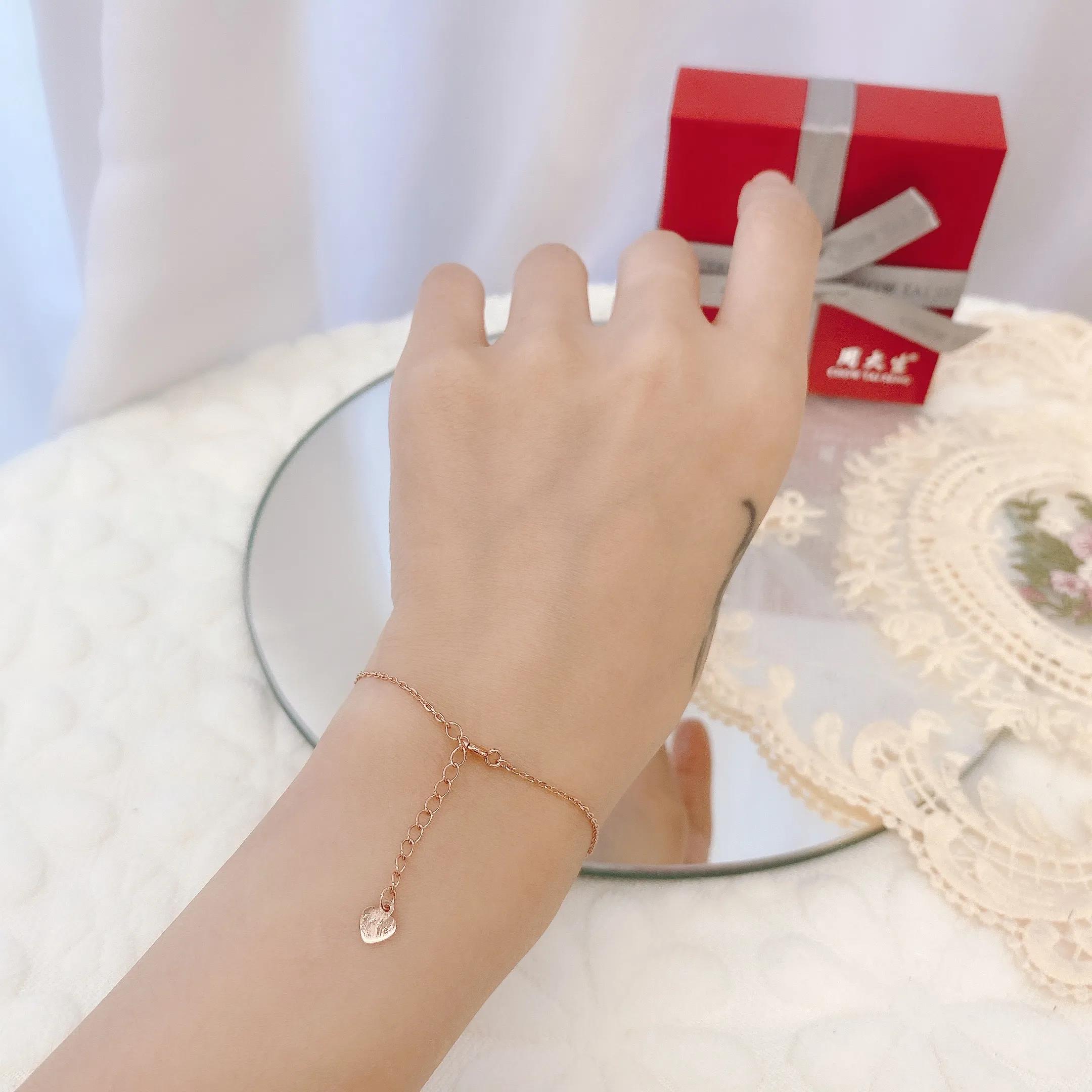 粉白珍珠流苏手链,黄金麦穗流苏手链