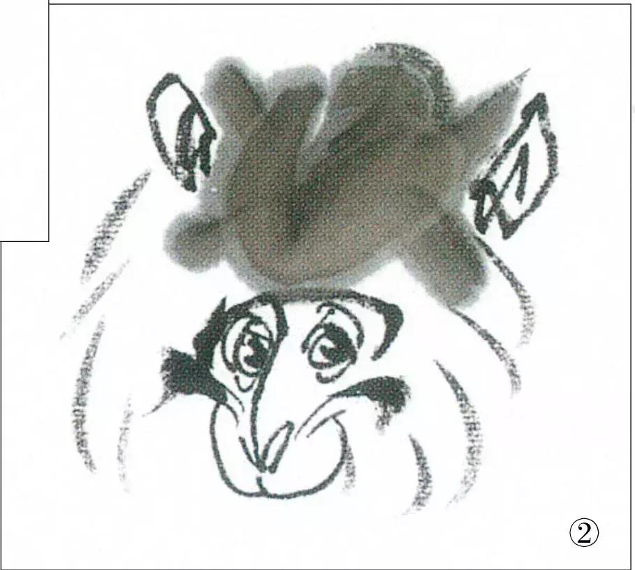 画猴子简便一些,画猴子高级一点