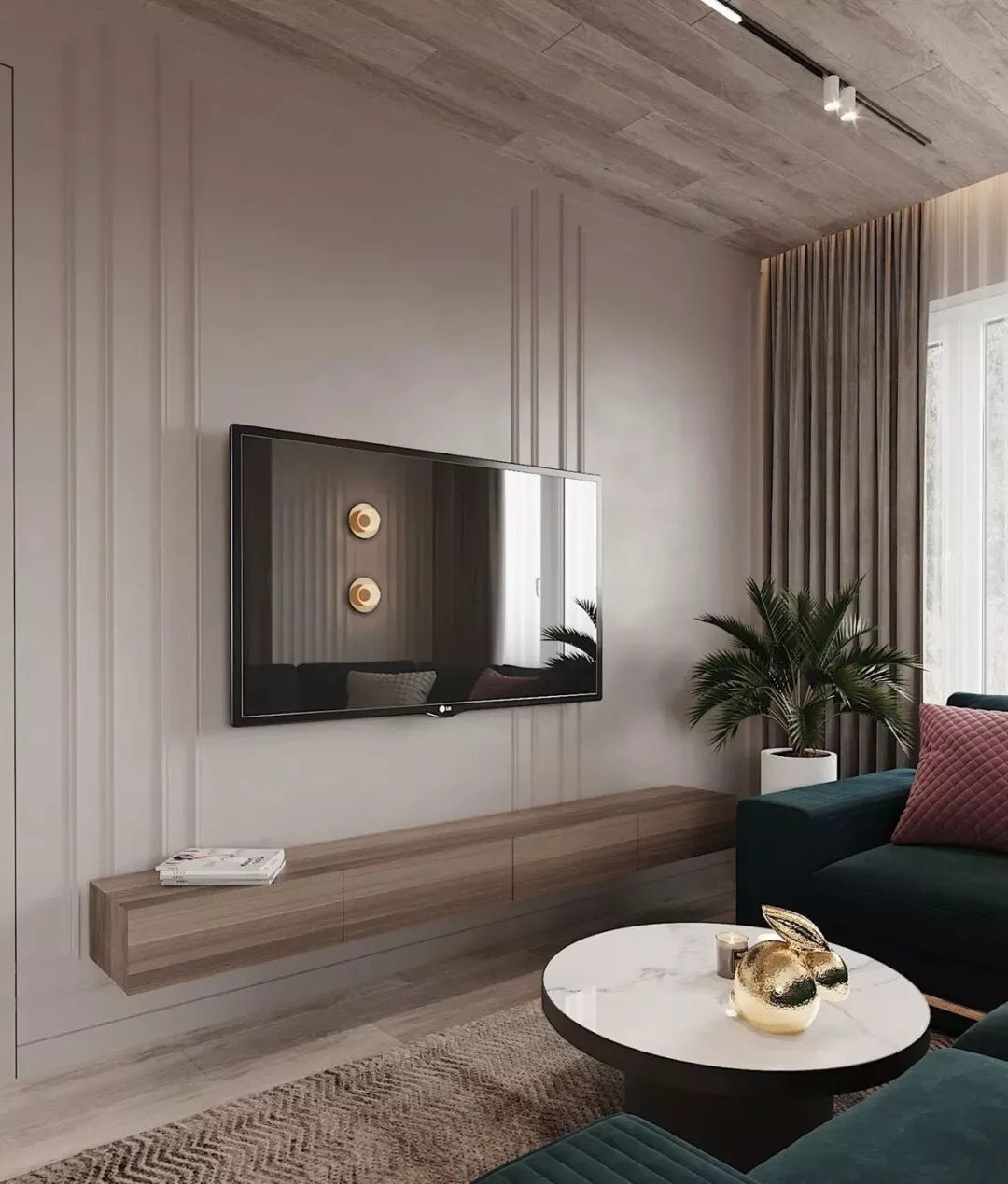 餐厅轻奢风格设计,意式轻奢风餐厅效果图