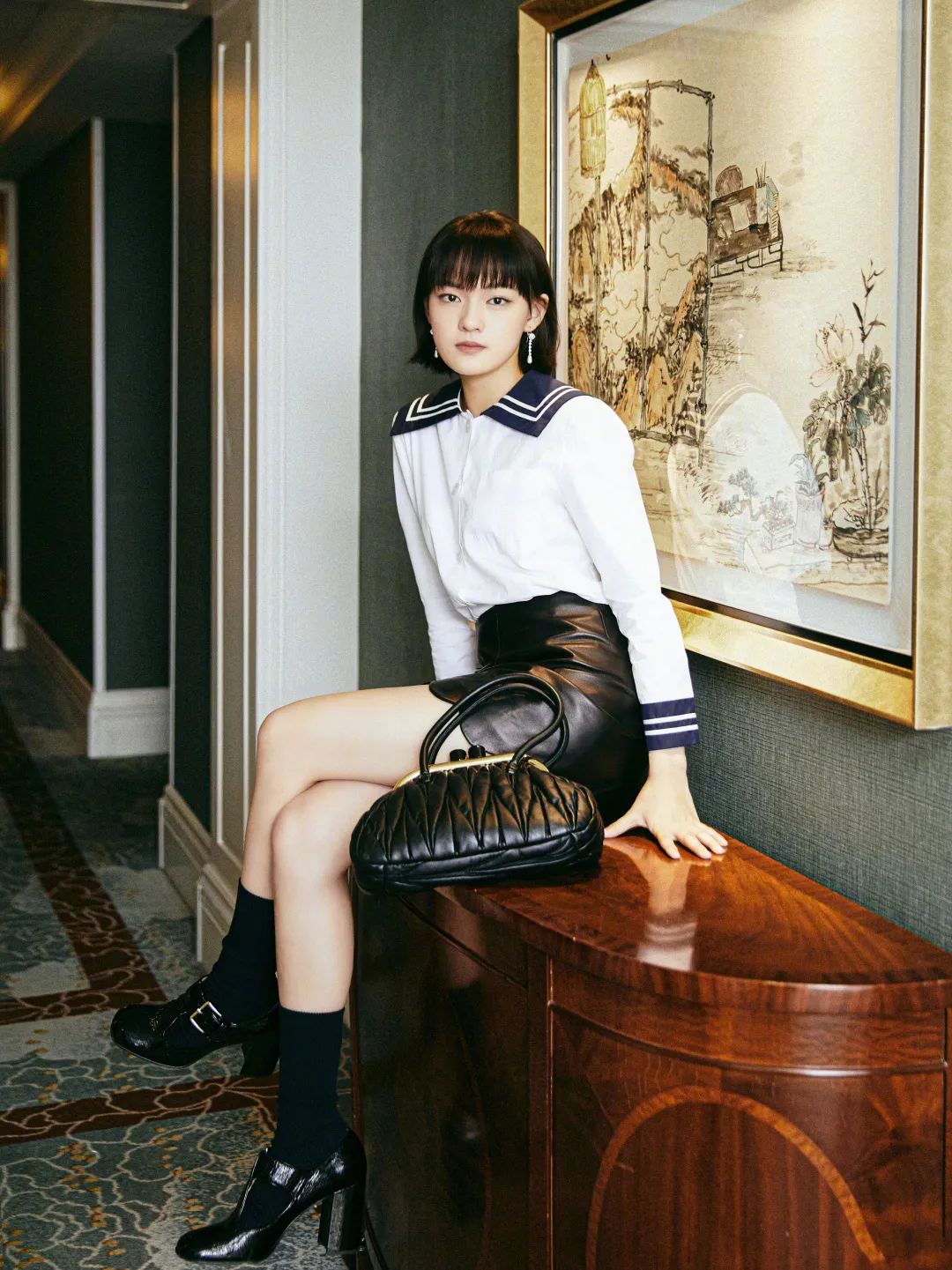 休闲潮流小白鞋皮鞋搭配,秋季牛皮小白鞋舒服百搭又洋气