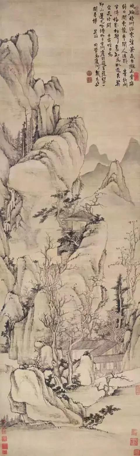 枯笔之境的书法作品,枯笔之境