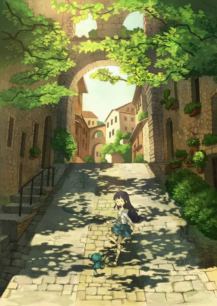 一组非常有意境的动画场景