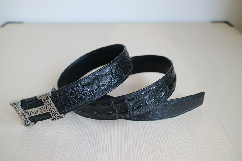 牛皮鳄鱼纹的腰带好看吗,复古鳄鱼皮腰带