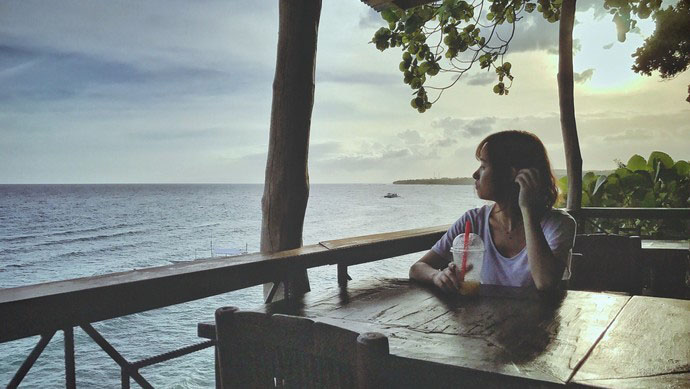 在菲律宾长滩岛潜水,在菲律宾浮潜的春天