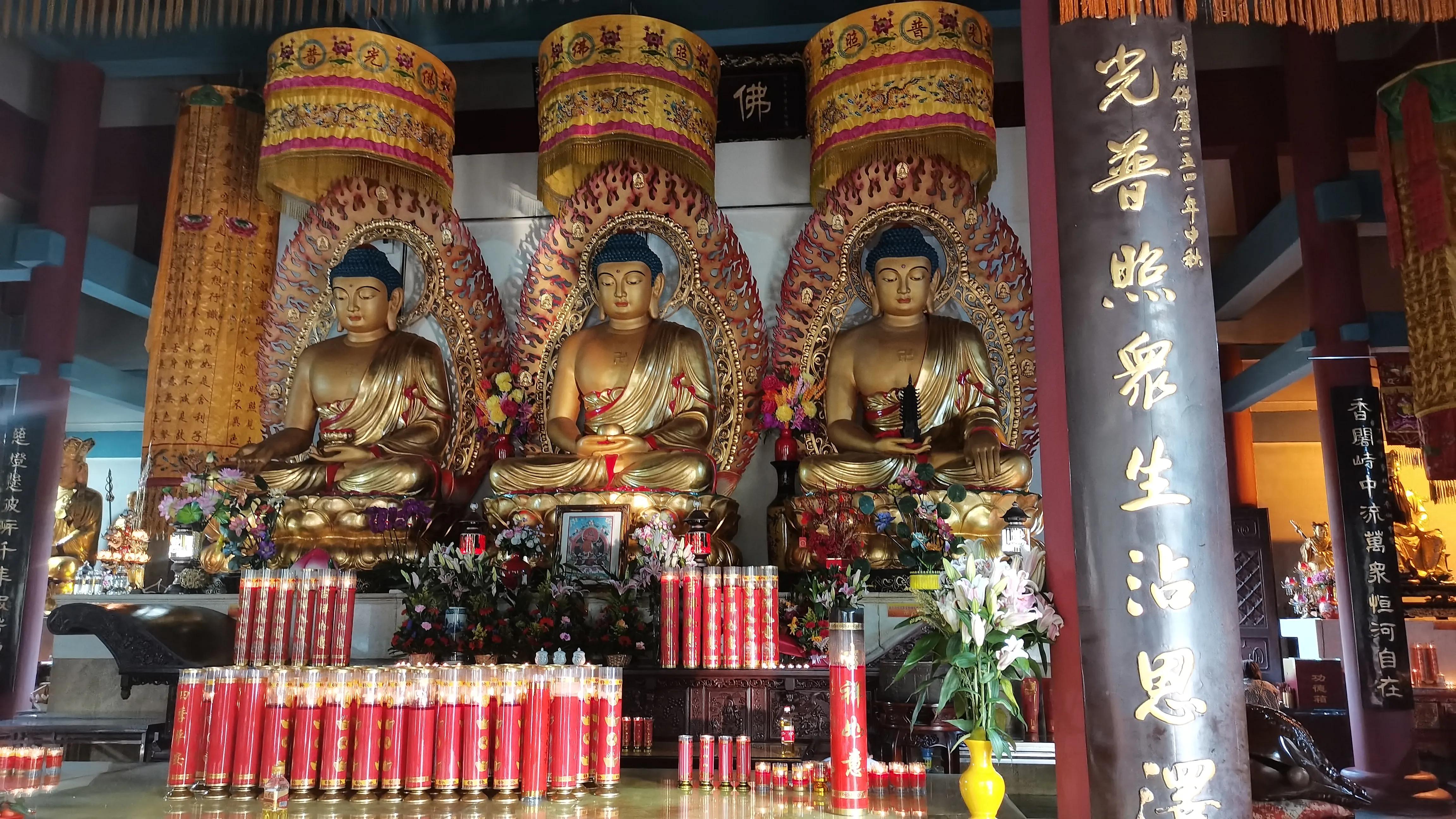 海口市湖中寺,海口闹市区中的湖中寺