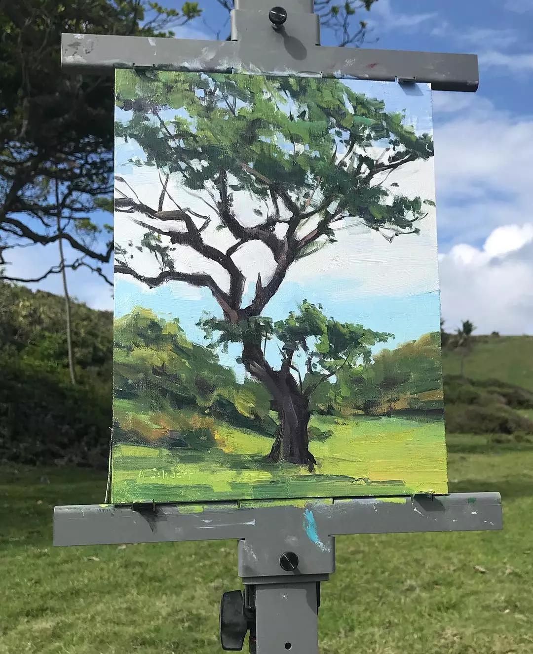 简单又好画的风景写生,最真实的写生画