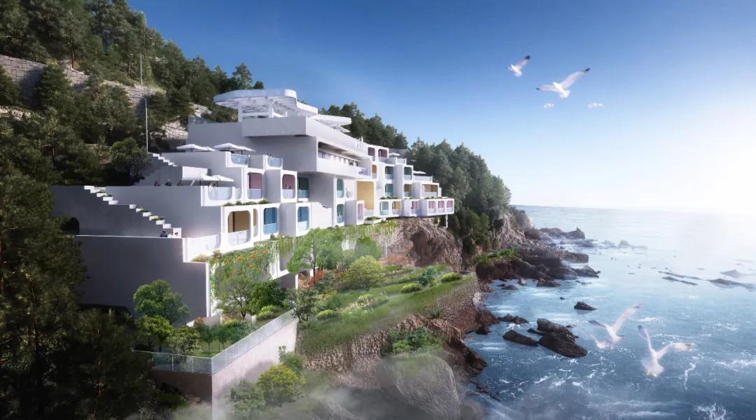 拥于湾,亲于海,匿于崖——浙江枸杞岛海岸悬崖酒店