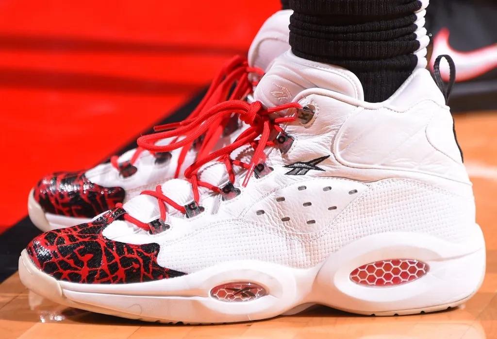 哈雷尔上脚麦迪球鞋,哈雷尔上脚球鞋aj6