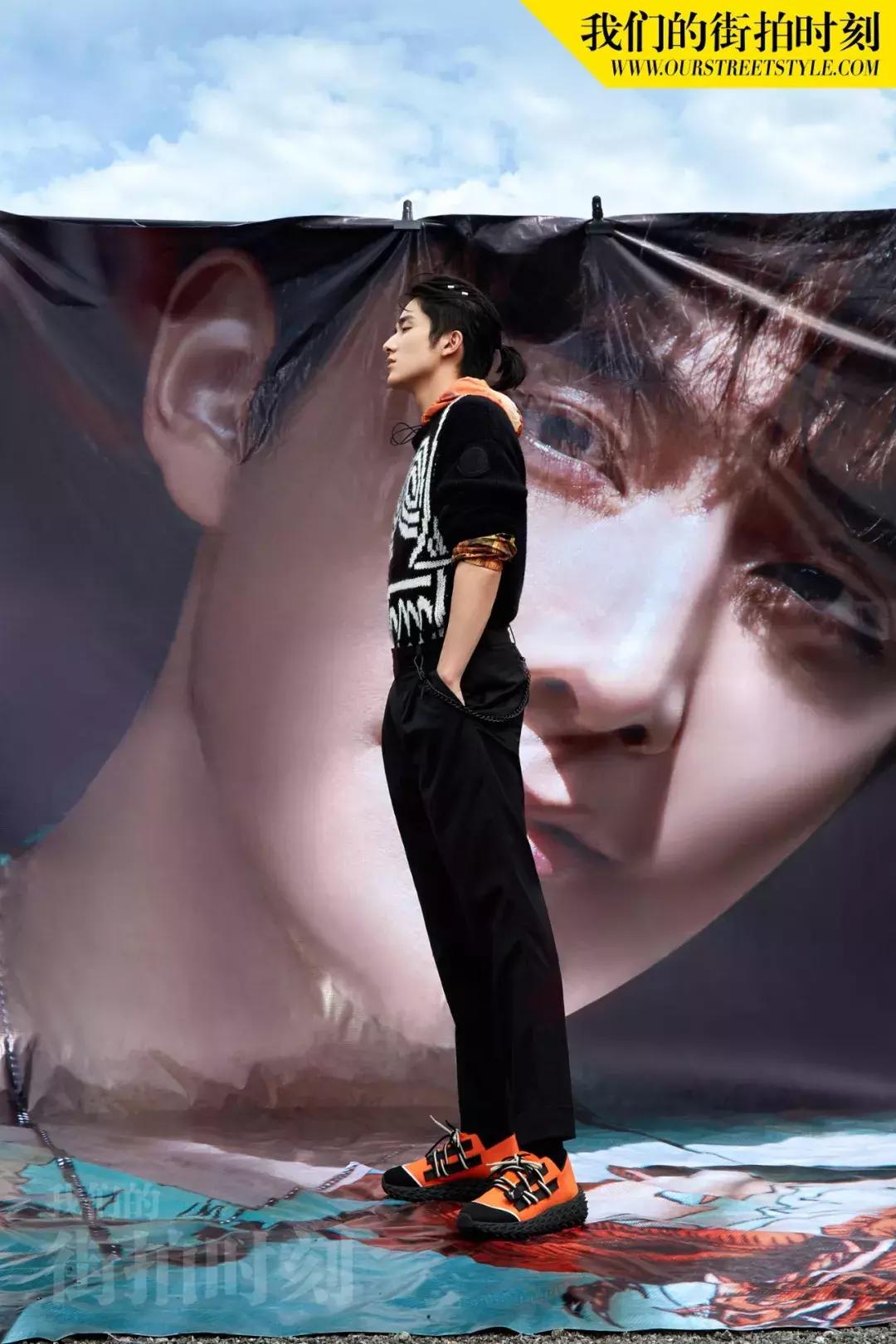 谭松韵张新成同款衣服,热依扎新剧同款黑色衣服