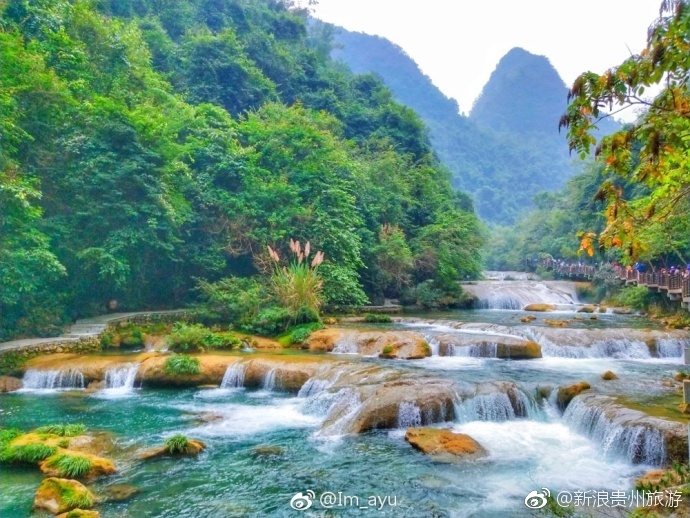 关于黄果树瀑布的美文,荔波小七孔随笔