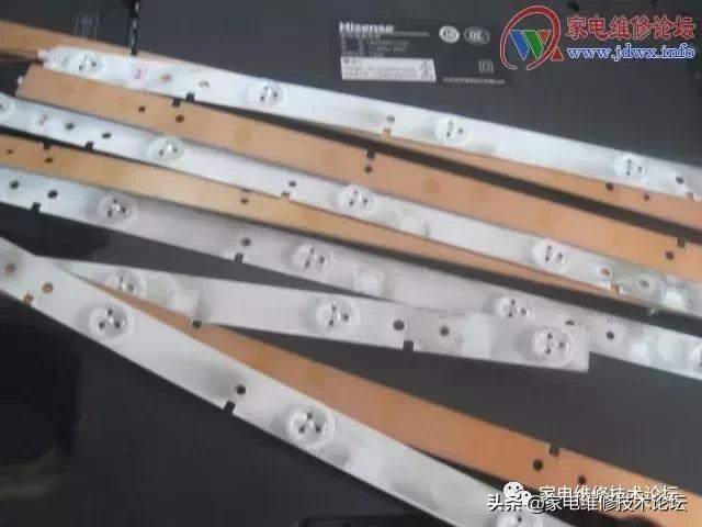 分享42寸海信液晶电视换背光灯条,海信曲屏电视49寸怎样换背光灯条