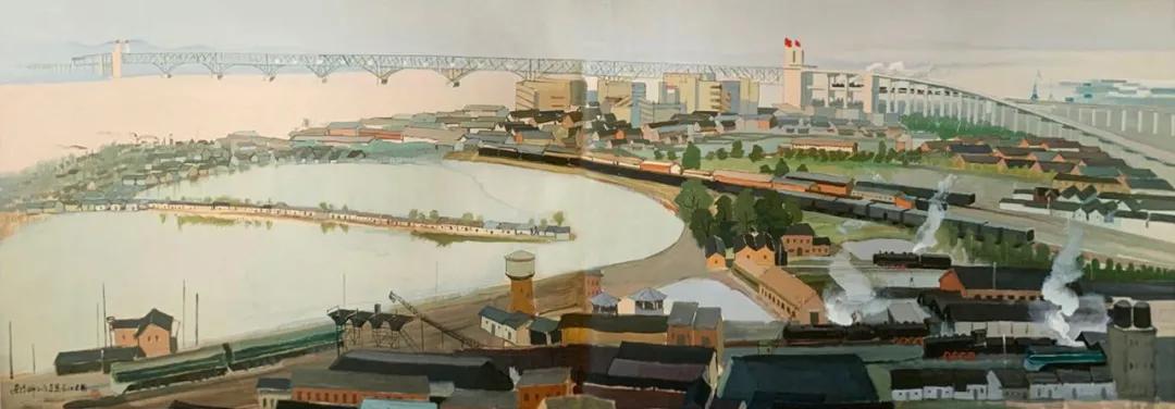 长江流域的风景画,长江生态人文画卷画师们画出震撼