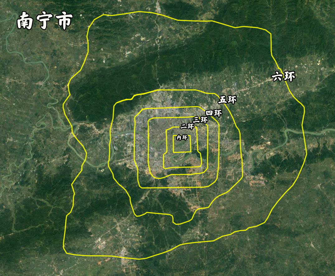同比例面积城市对比,北京五环图对比各大城市